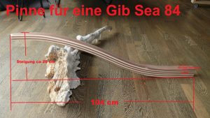 Pinne Gib Sea 84 bemasst
