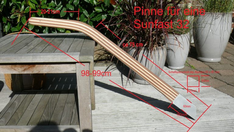 Pinne Sunfast 32 bemasst