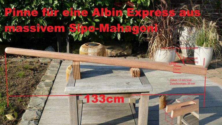 Pinne Albin Express Fleischmann bemasst